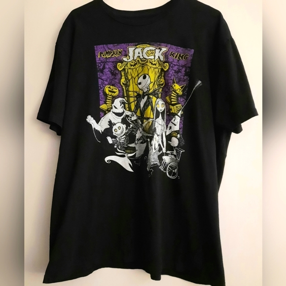 Disney-Nightmare Before Christmas- Jack Pumpkin King- T-Shirt, Men's Size 2XL - Picture 1 of 8